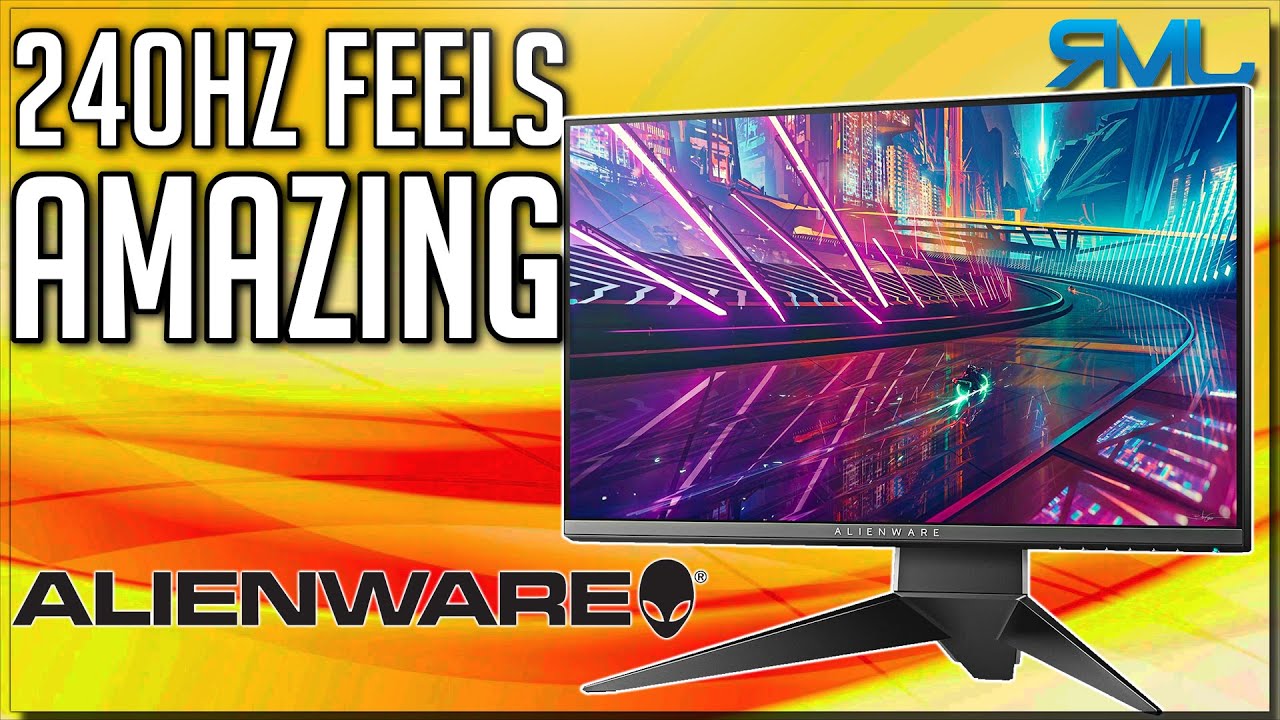 Gaming at 240Hz is AMAZING! - Alienware 240Hz Monitor AW2518H