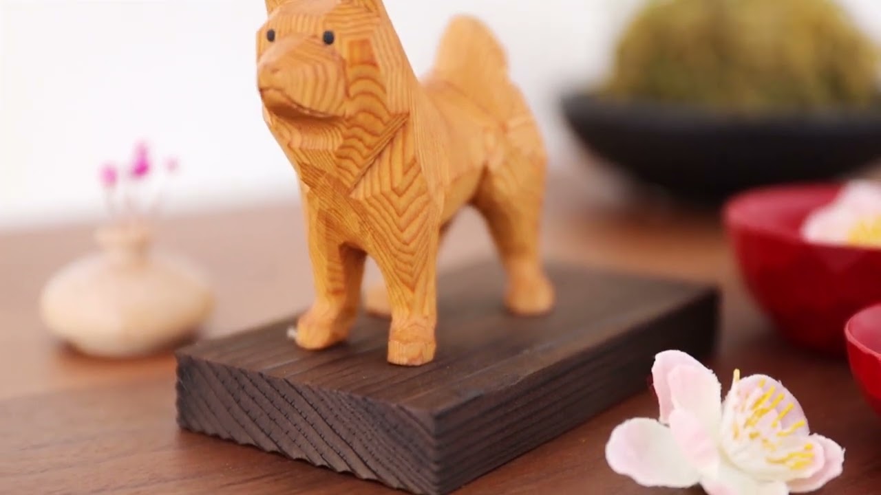 一位一刀彫 鈴木彫刻 干支 伝統工芸品 木製 オブジェ | MUKU工房