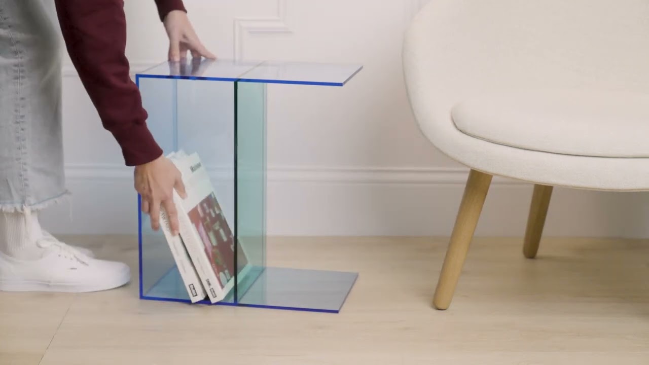 Two-Way サイドテーブル クリア(クリア)：ホーム