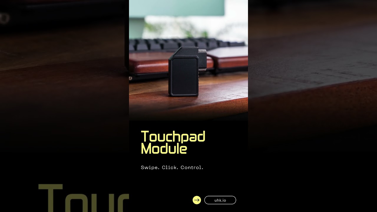 UHK - Touchpad module - YouTube