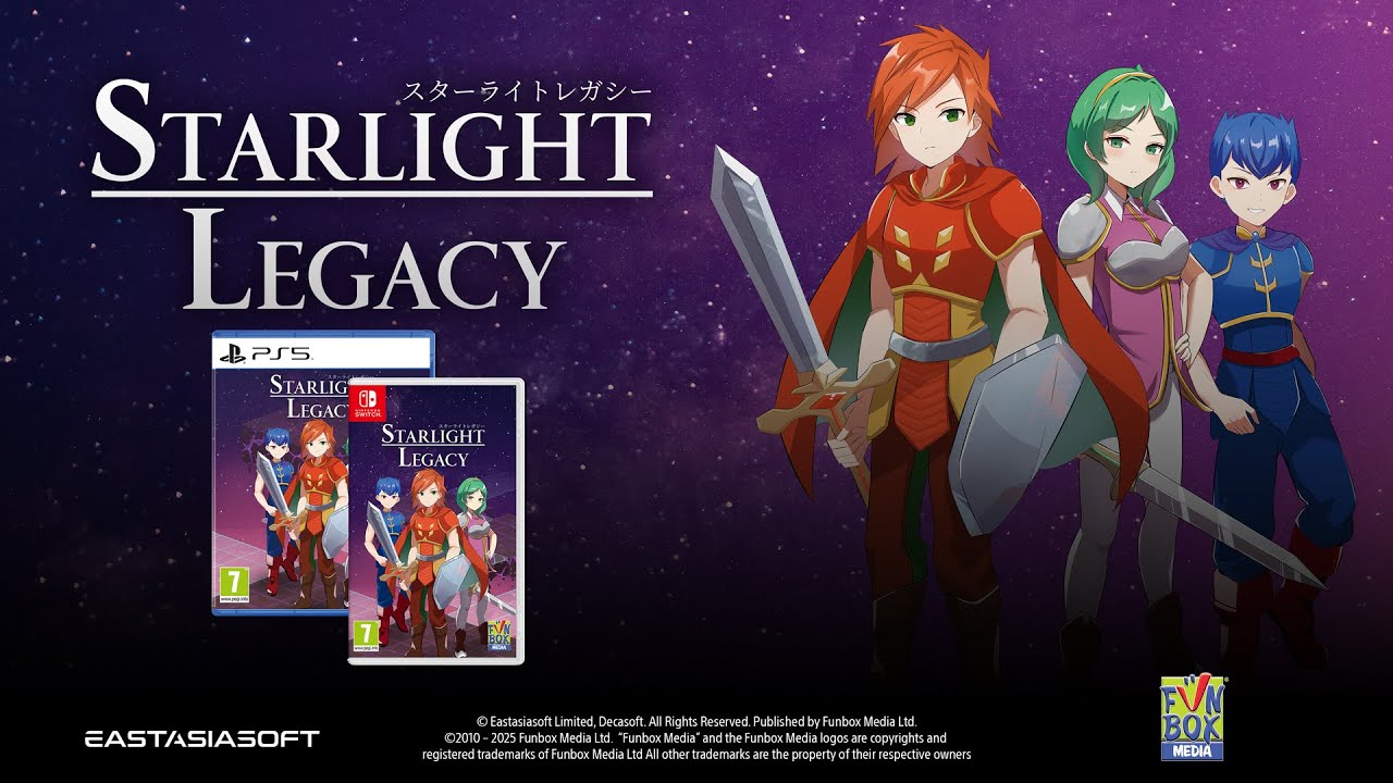 Starlight Legacy | Nintendo Switch & PS5 | OFFICIAL TRAILER - YouTube