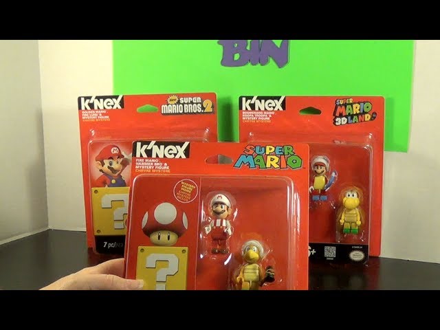 K'nex Super Mario Mini Mystery Figures 3-Packs (2013) Review! 3D