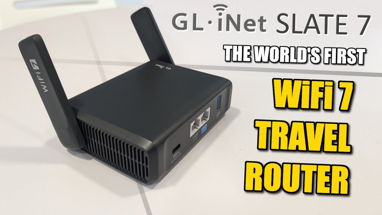 GL.iNet Slate 7 (GL-BE3600) Portable Wi-Fi 7 Router Revealed – NAS
