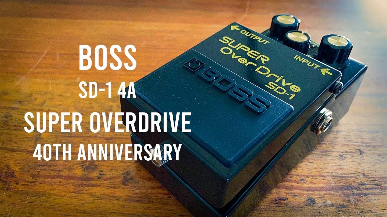 Guitar Pedal X - News - Boss Releases Anniversary Inverted Colour