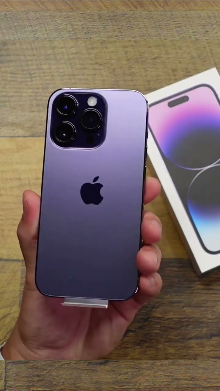 iPhone 14 Pro Unboxing (Deep Purple) #shorts - YouTube