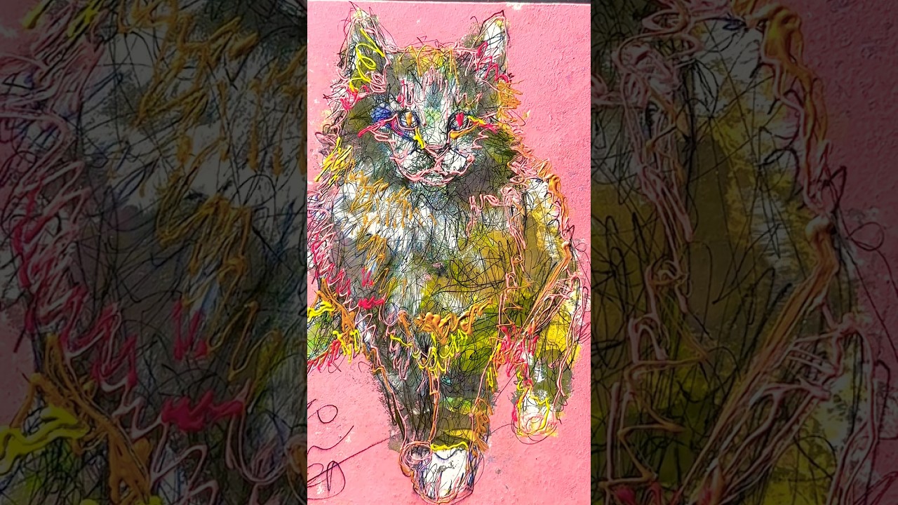 原画 F3 「26528 知り過ぎてしまったネコ」 | NAOTO KITAMURA ONLINE STORE