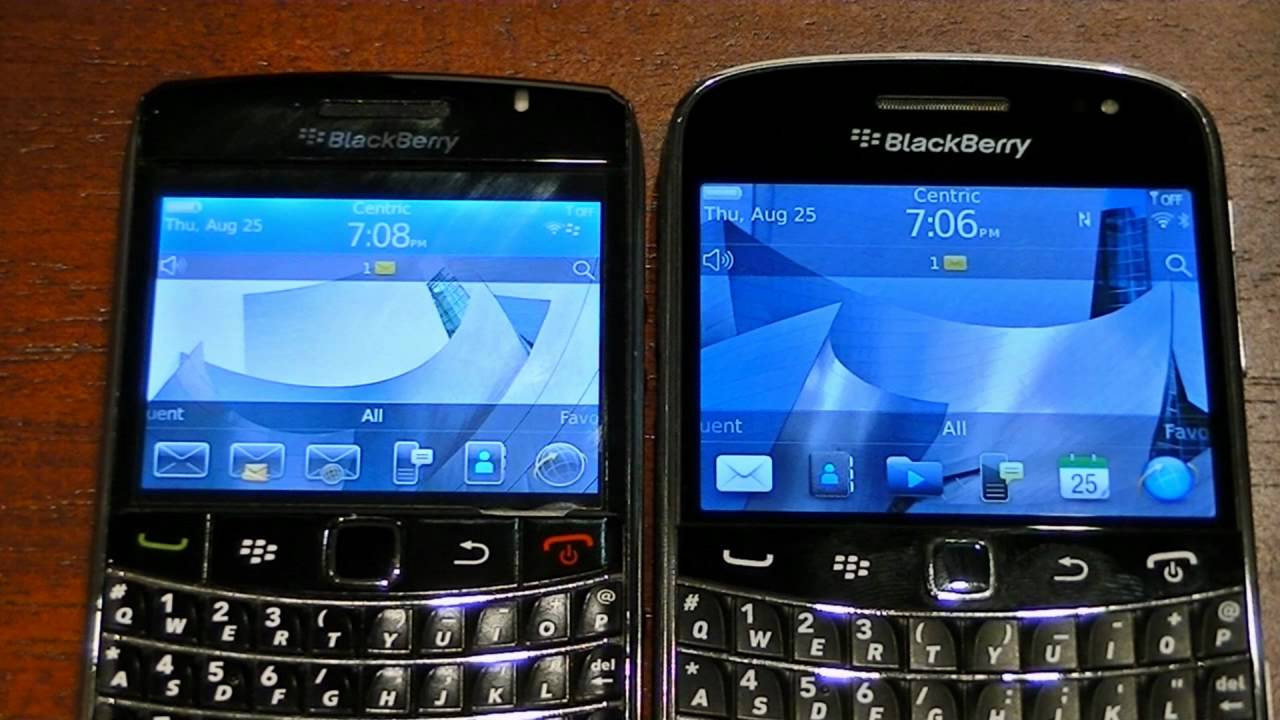 BlackBerry 9700 vs 9900 - Part 1 of 2 - YouTube