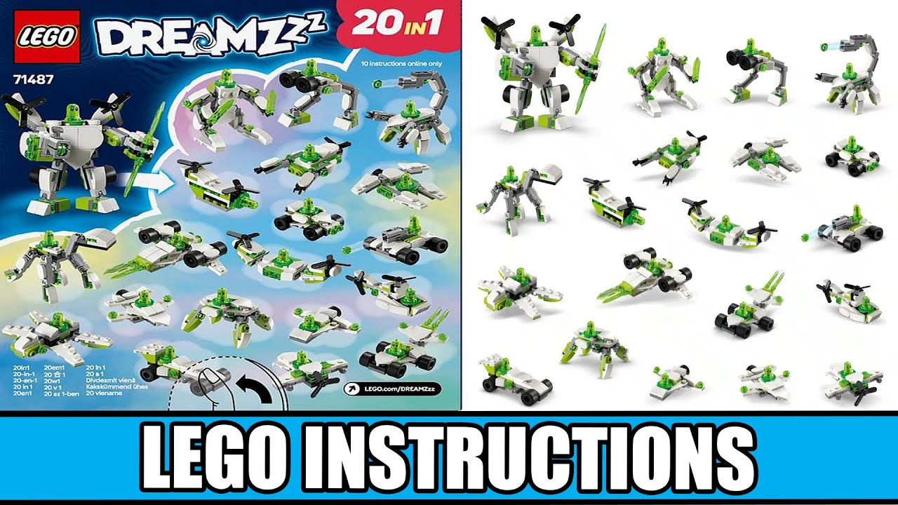 LEGO Instructions - Dreamzzz - 71487 - Z-Blob's Robot and Vehicle