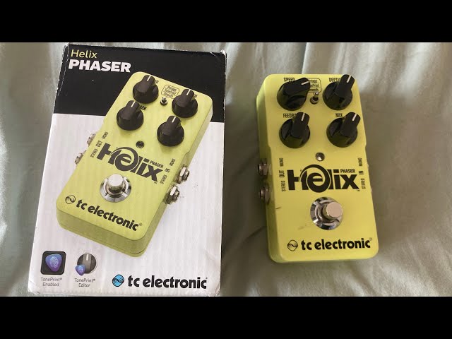 TC Electronic Helix Phaser Guitar Effect Pedal (honest review
