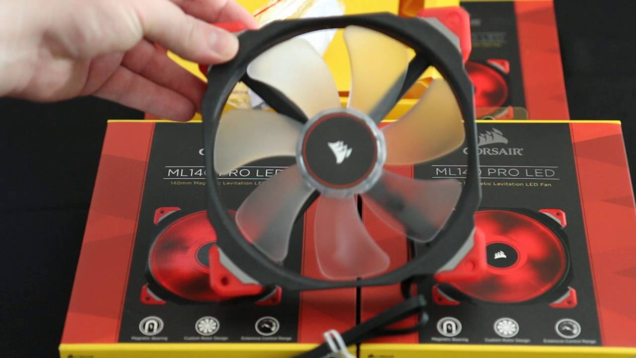 Corsair ML Series Pro LED Fans Overview (140mm/120mm) - YouTube