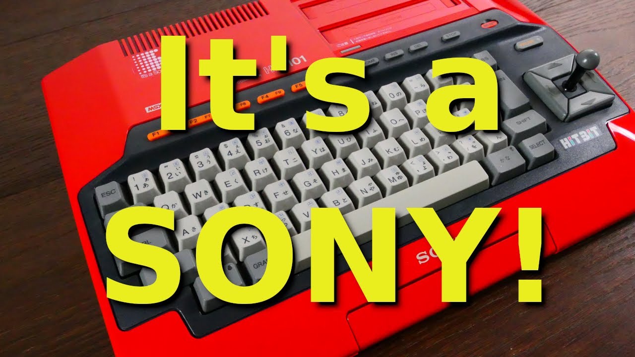 Sony HB-101 MSX Hit Bit Mezzo computer history and restoration