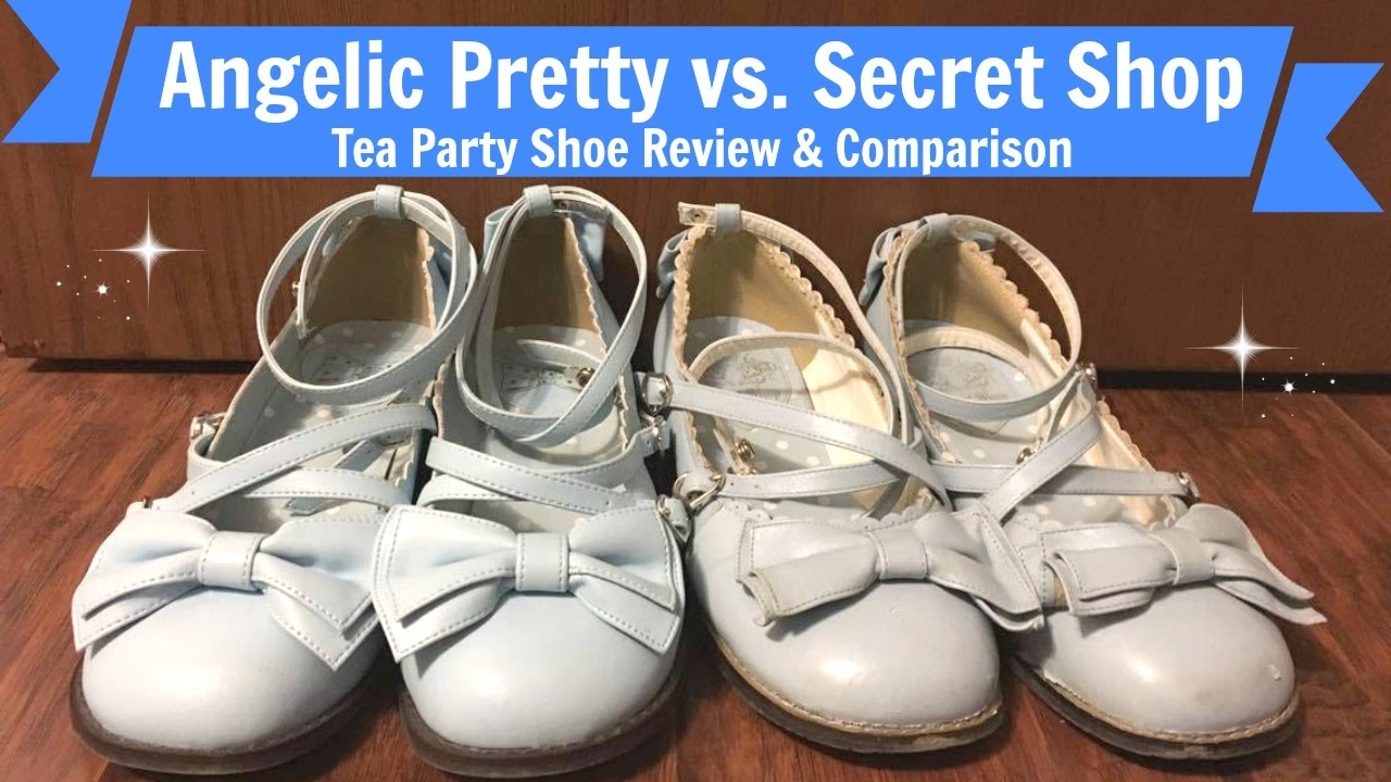 Review | Angelic Pretty vs. Secret Shop Tea Party Shoes - YouTube