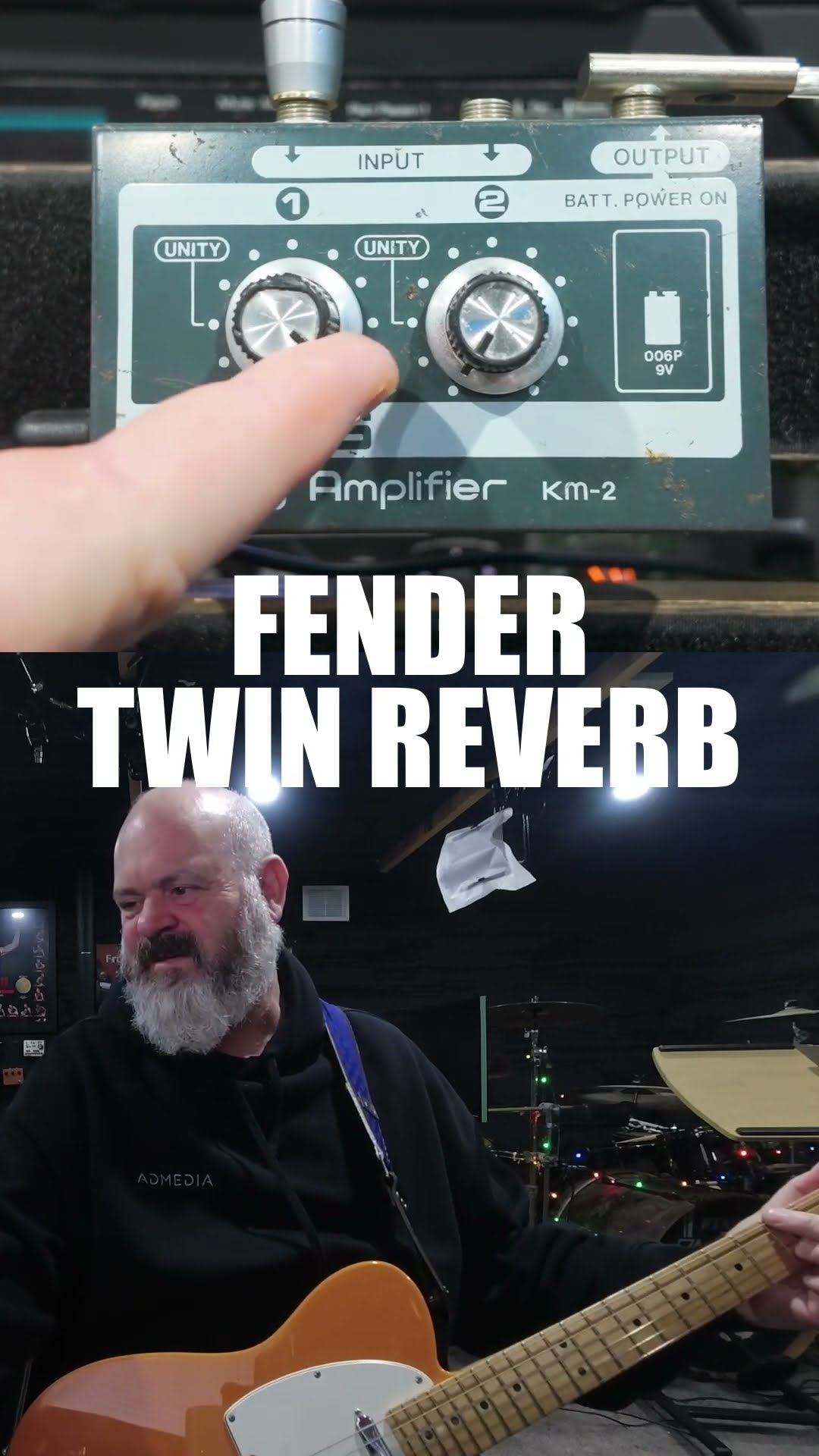 Boosting Amps with BOSS KM-2 Fender Twin - YouTube