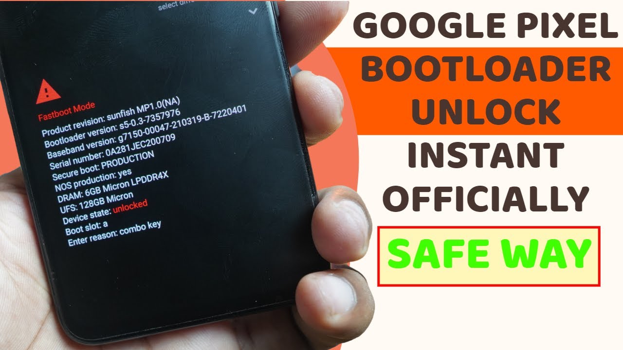 All Google Pixel Bootloader Unlock Instant [Flash/Root/Custom OS