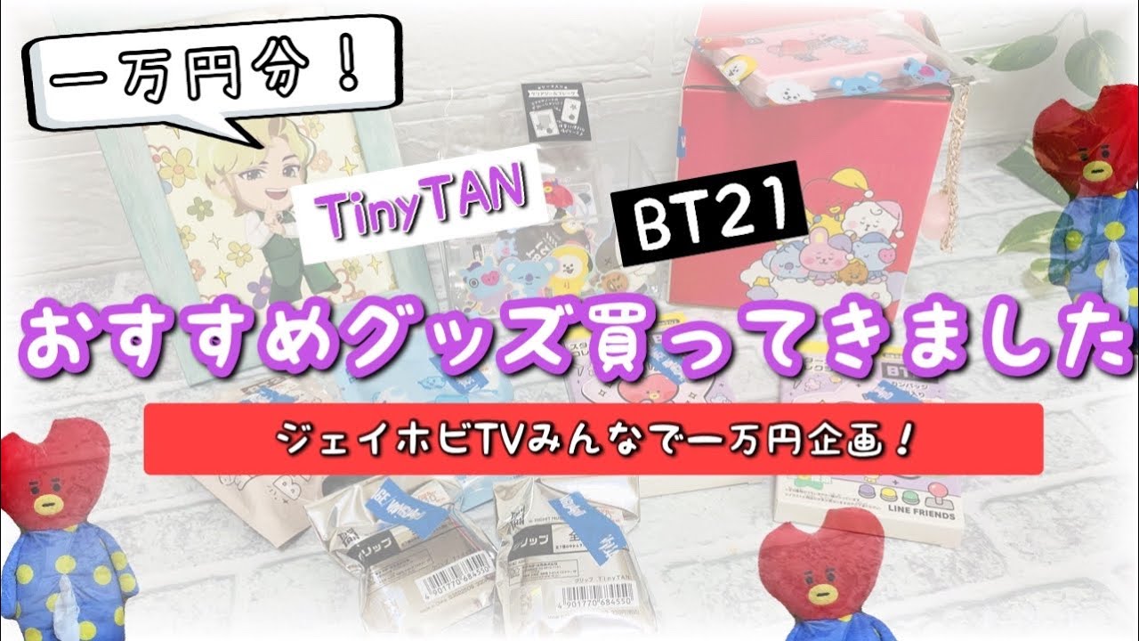 BTS】BT21！TinyTAN！おすすめグッズ一万円分買ってきました！みんなで