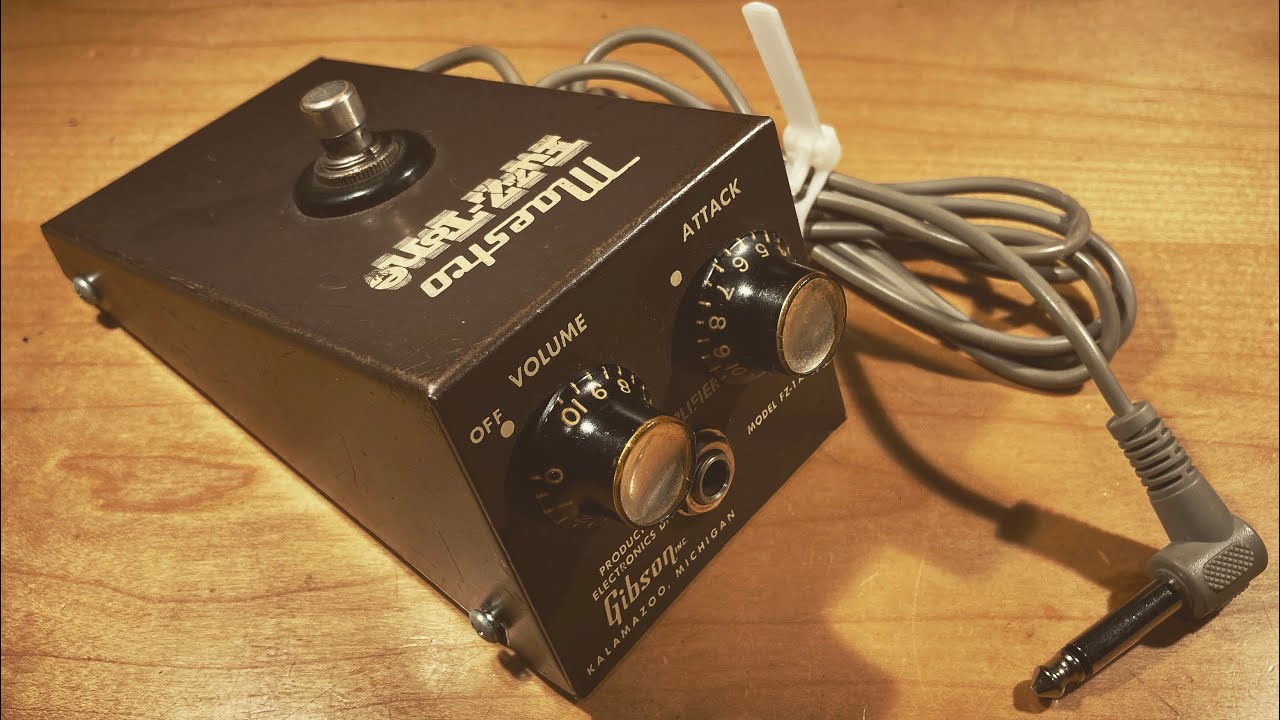 Gibson Maestro FUZZ-TONE FZ1A v.s. 2SB187 Clone - YouTube