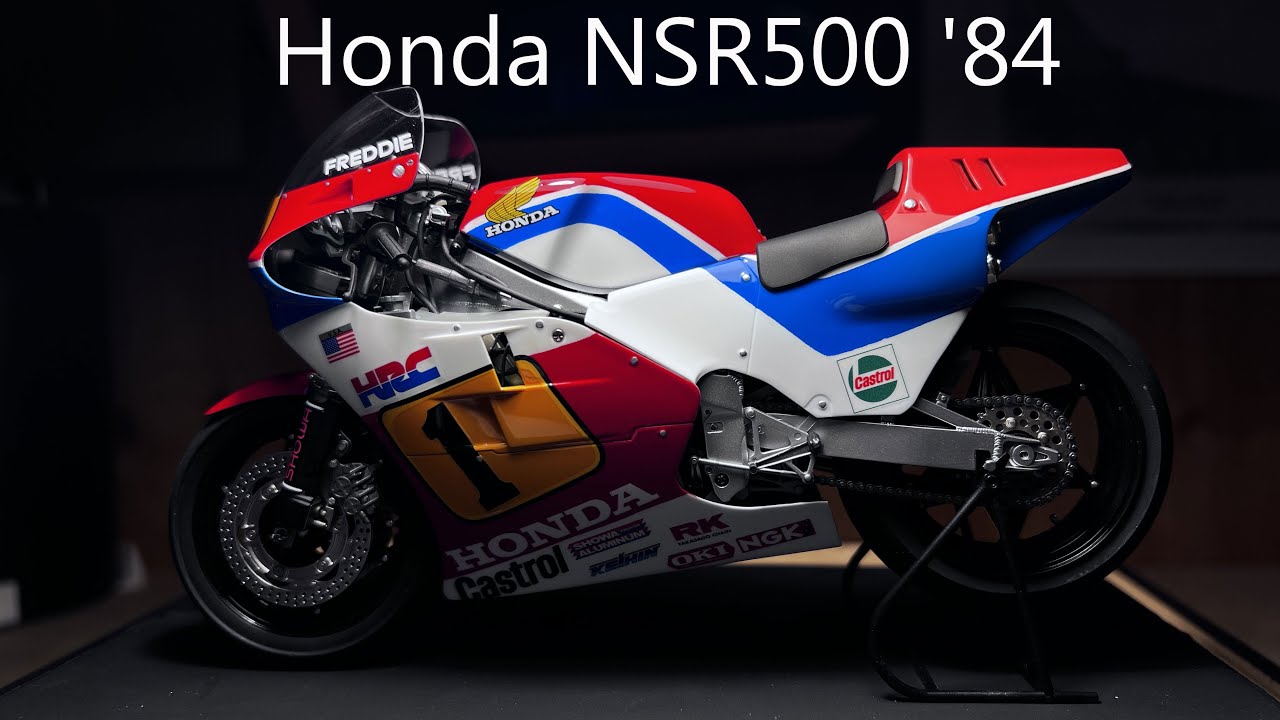 Honda NSR500 '84 TAMIYA 1/12 scale plastic model [Full Build