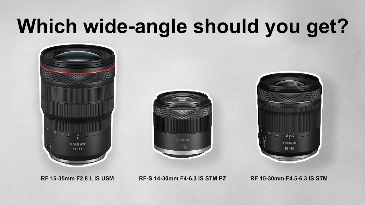 Comparing the Canon RF-S 14-30mm F4-6.3 IS STM PZ vs the RF 15