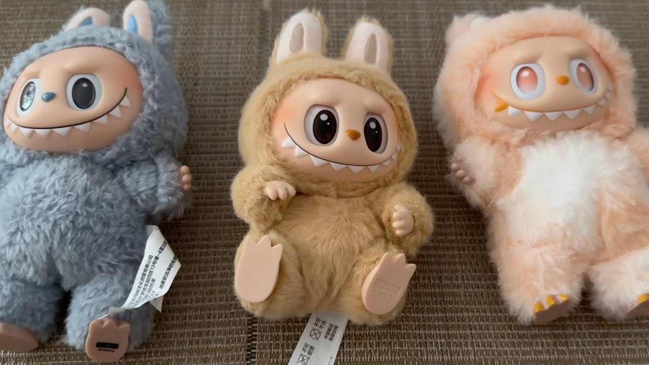 POP MART LABUBU MACARON VS HAVE A SEAT VS BIG INTO ENERGY