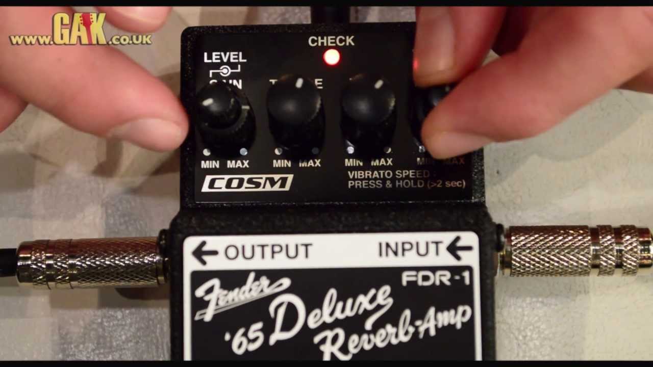 Boss FDR-1 Fender '65 Deluxe Reverb - Demostrated as an amp