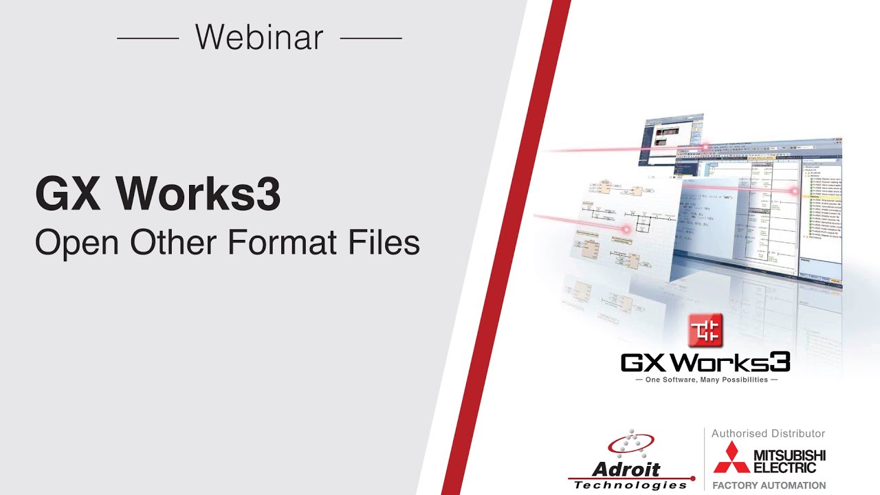 GX Works3 - Open Other Format File (GX Works2 Format) - YouTube