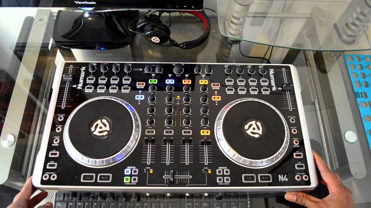 Numark N4 Digital DJ Controller Review - YouTube