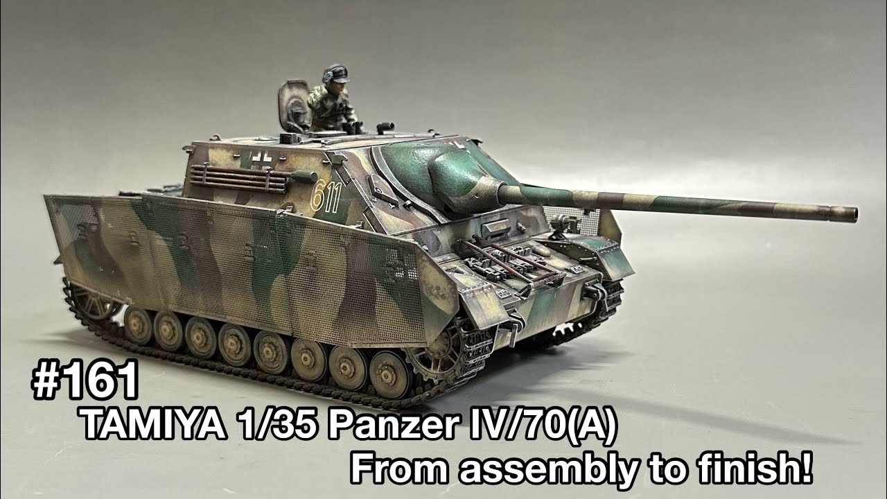 161 [戦車 プラモデル] TAMIYA 1/35 PanzerⅣ/70(A) assembly to