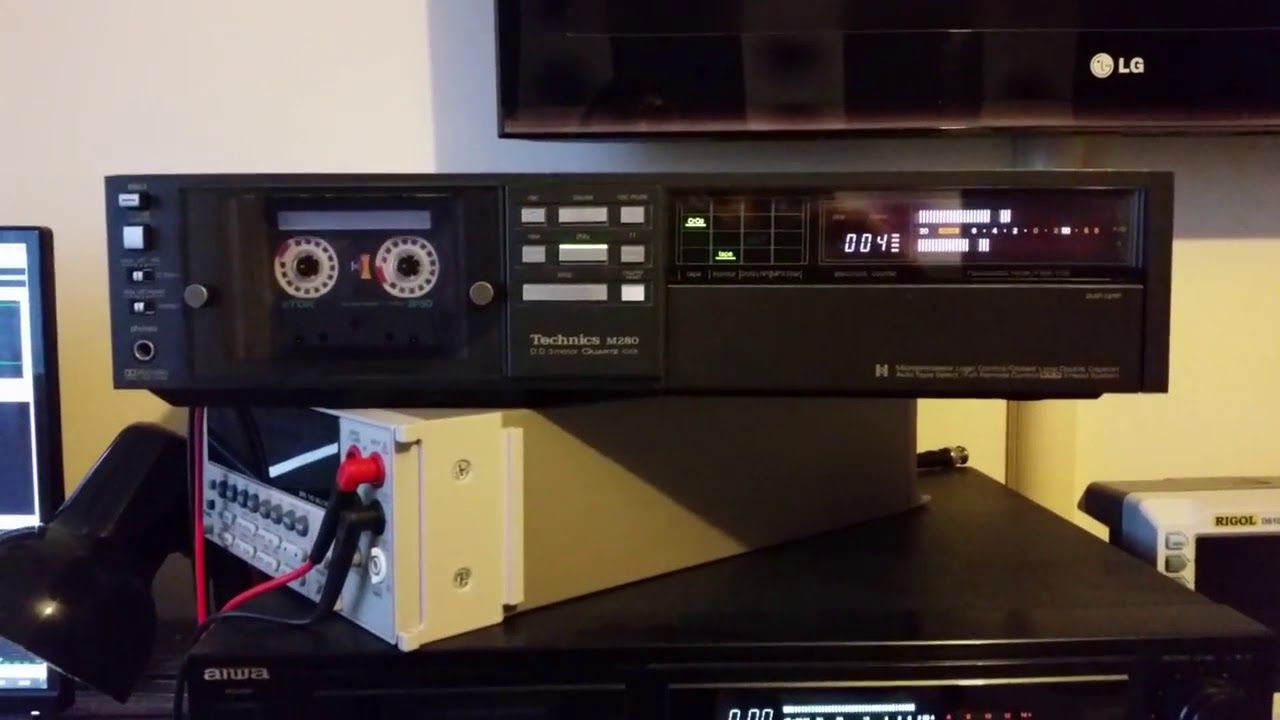 Technics RS-M280 music rec-play test. - YouTube