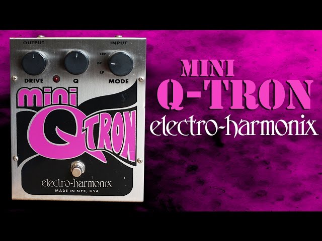 Electro Harmonix Mini Q-Tron Envelope Filter Pedal Demo - YouTube