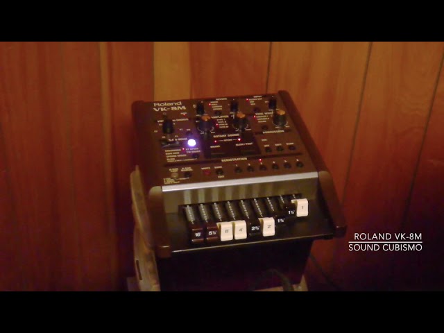 Rock Organ Sounds (1) - Roland VK-8M / D BEAM leslie sound - YouTube