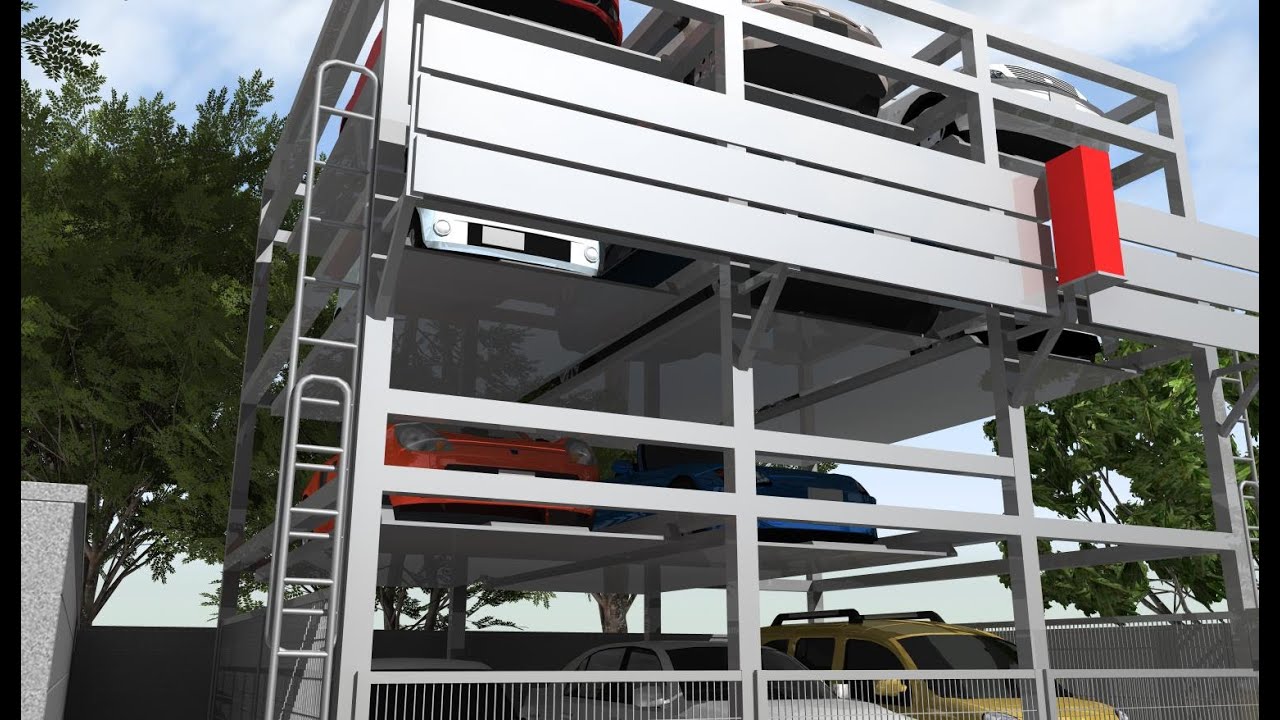 The ability of 3D Archi Designer speedy modeling 19 立体駐車場