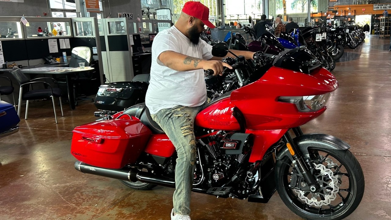 Trading In The Red Machine For A Brand New Motorcycle - YouTube