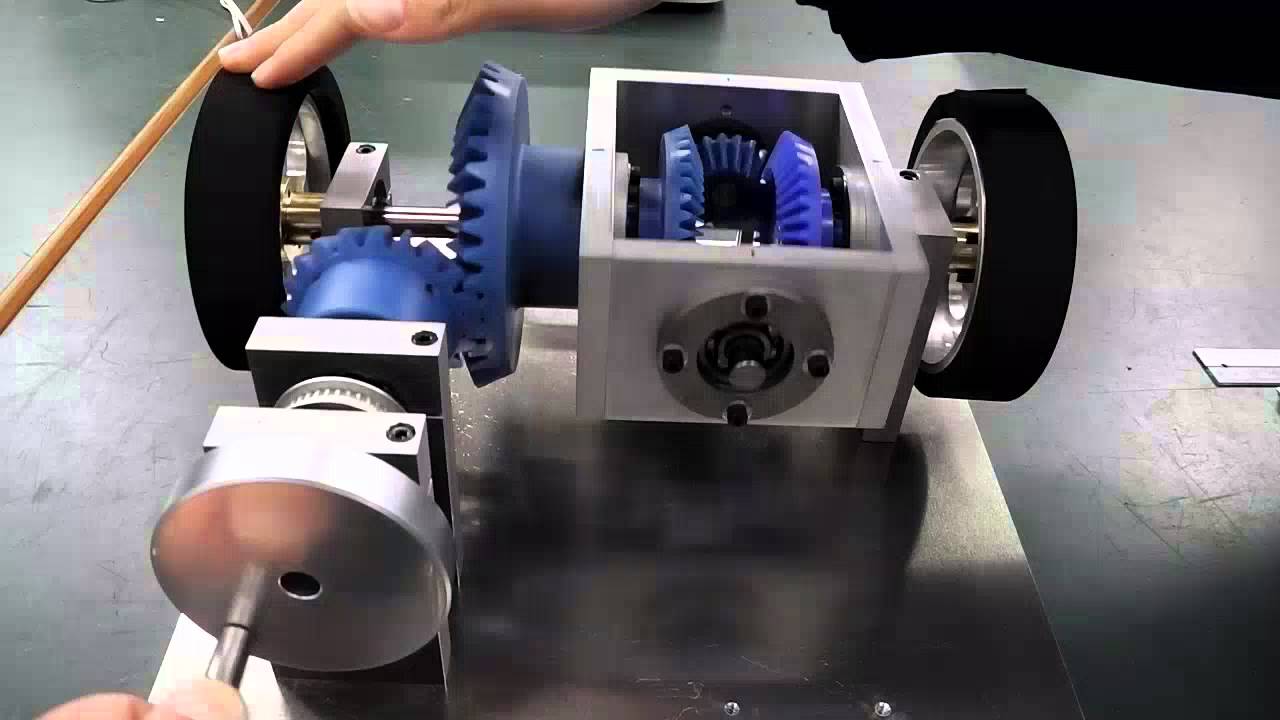 デファレンシャルギア (differential gear) 模型を製作！ - YouTube