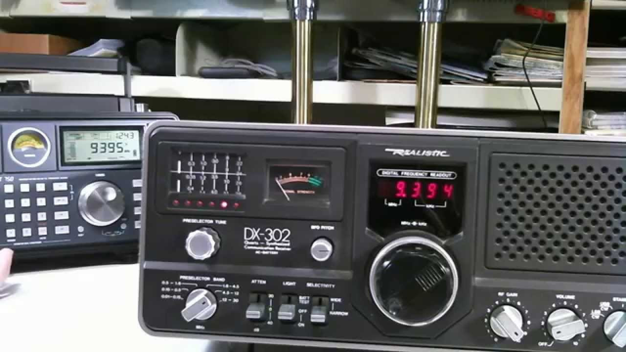 Realistic DX 302 My main shortwave receiver for many years in the