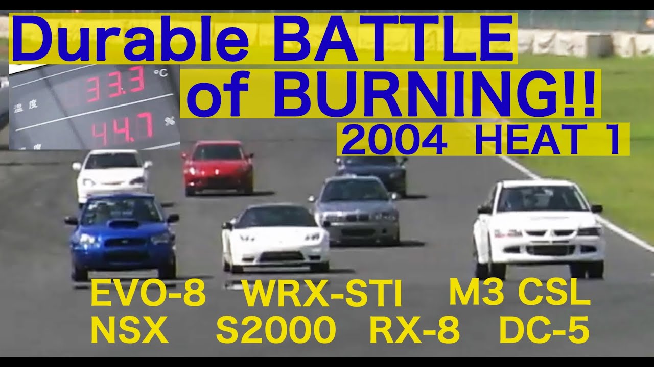 Scorching hot endurance battle in Tsukuba HEAT 1 [Best MOTORing