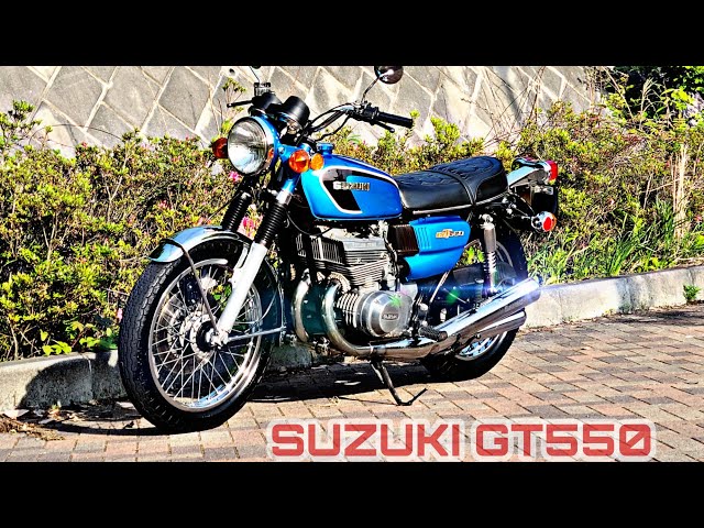 SUZUKI GT550 two-stroke sound！ - YouTube
