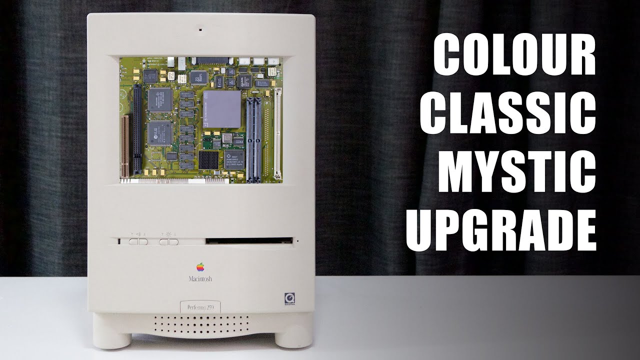 Macintosh Color Classic Mystic Upgrade - YouTube
