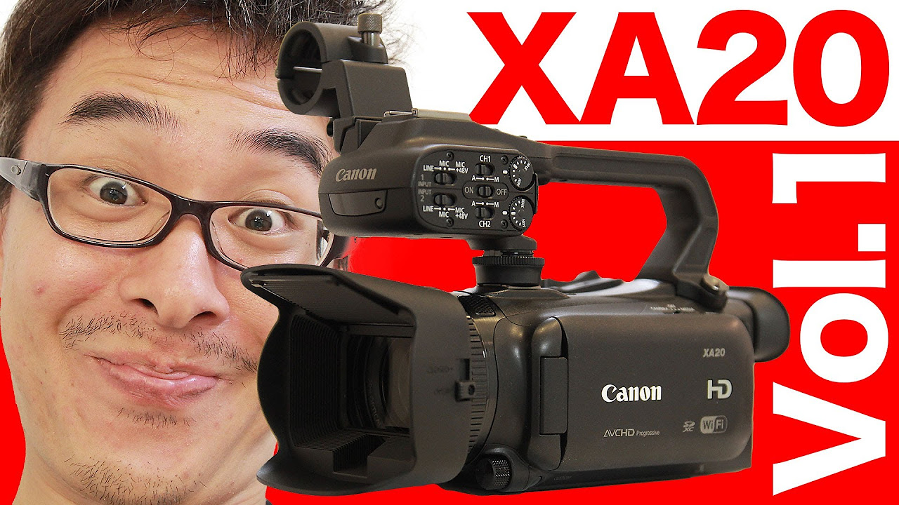 Canon 業務用デジタルビデオカメラ XA20がやってきた！ 開封編 後編