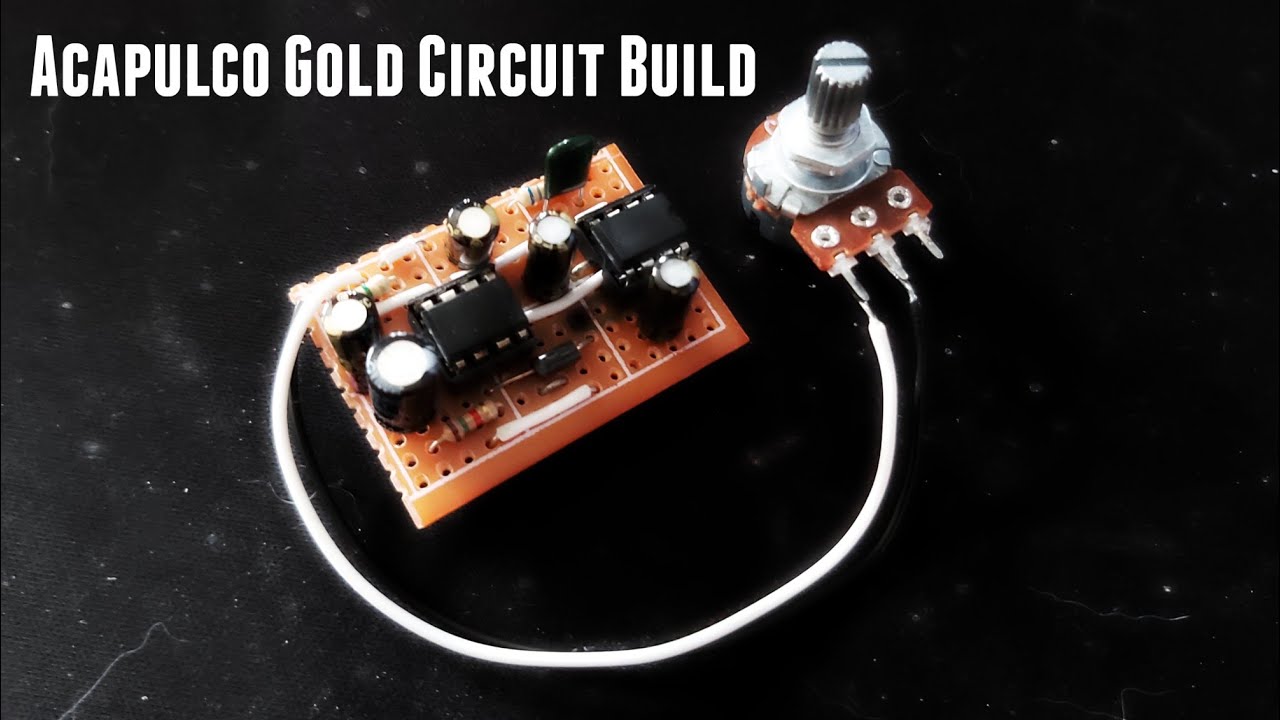 DIY Guitar Pedal Building - Acapulco Gold Circuit Pedal Build With