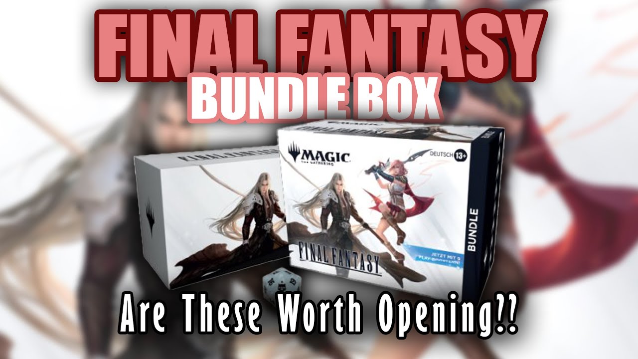 Final Fantasy Bundle Opening!! - YouTube