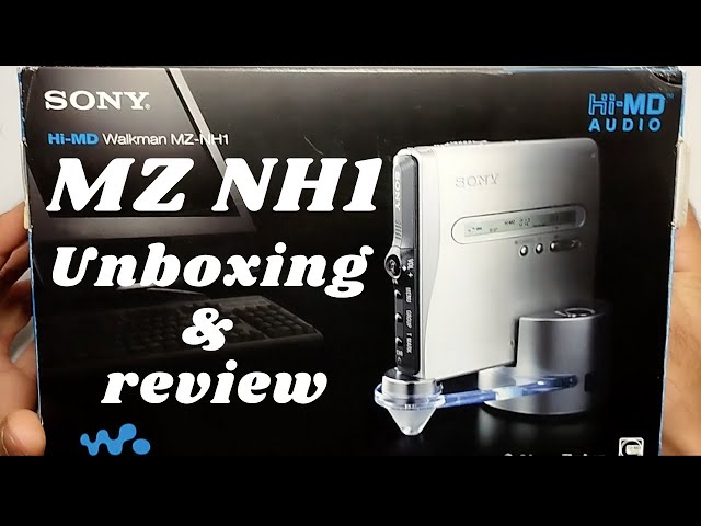 Sony MZ NH1 Hi MD Walkman unboxing and review - YouTube