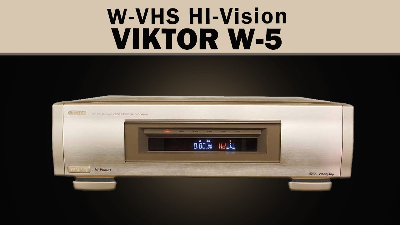 VIKTOR W5 Hi-Vision VHS Analog Video Recorder Show and test - YouTube