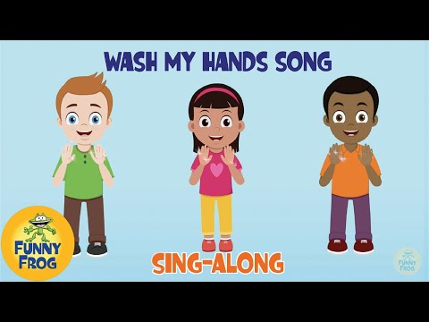 Wash My Hands | Sing-Along Instrumental 🎤 | Kids Karaoke Music