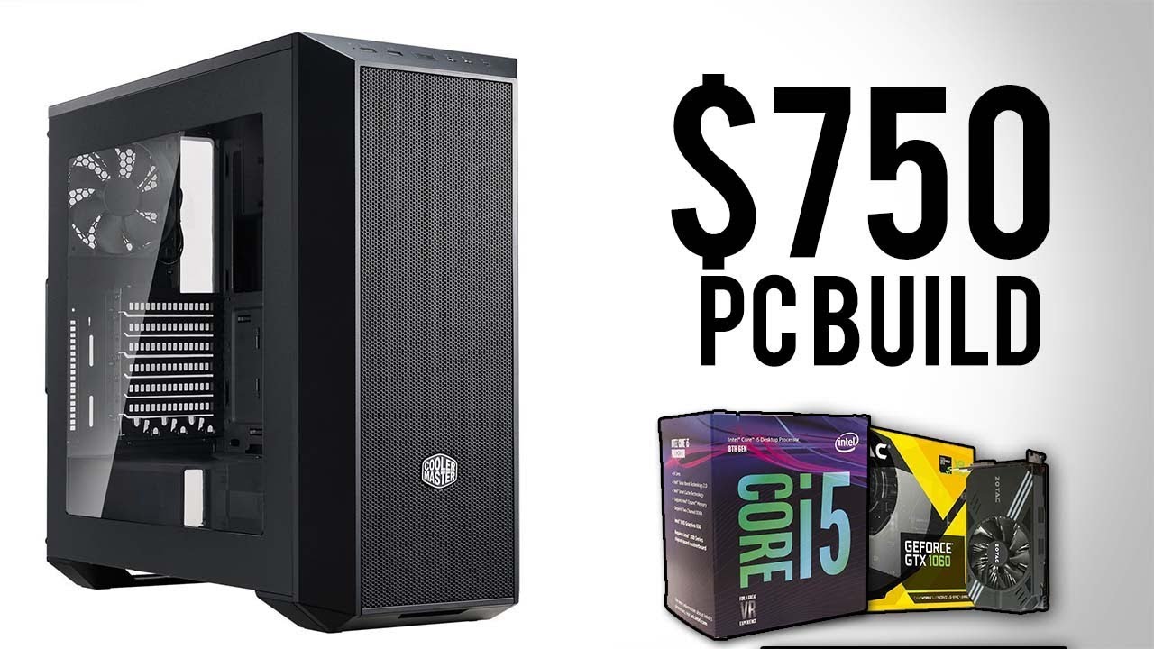 $750 i5 8500 Gaming PC Build 2018 - Budget Intel Coffee Lake Build