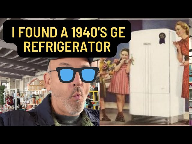I Found a Deco 1940's GE Refrigerator! - YouTube