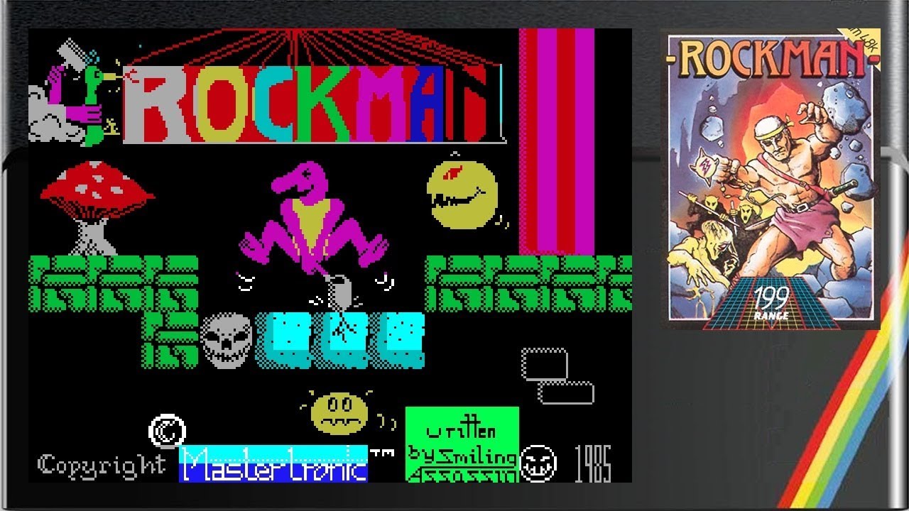 ZX Spectrum - Rockman (Mastertronic / 1985) Review - YouTube