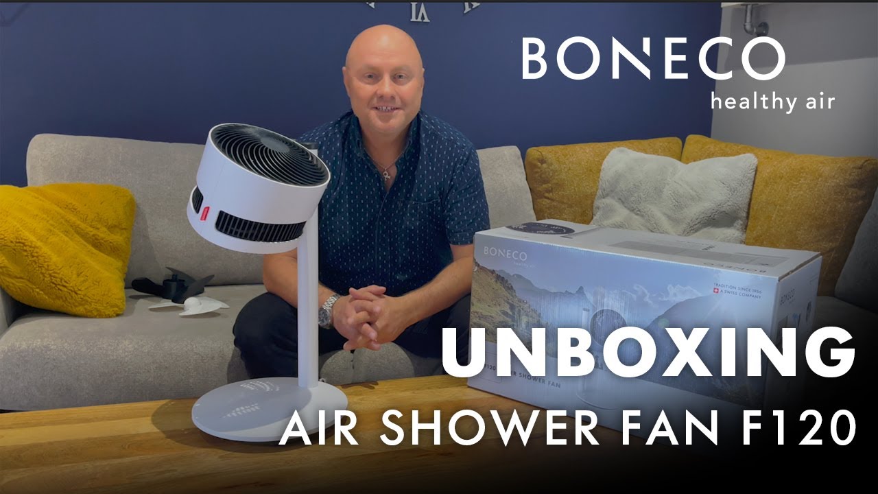 UNBOXING BONECO F120 Air Shower Fan - Create the perfect breeze