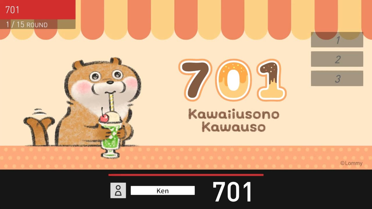 DARTSLIVE カード 3枚セット Kawaiiusono Kawauso 可愛い嘘のカワウソ