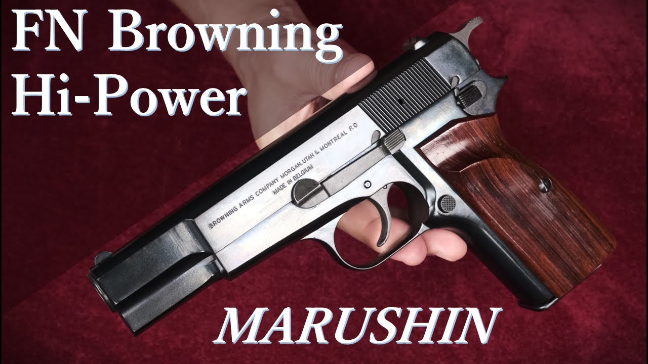 FN Browning High Power Model Gun / Marushin: Blued: Loading