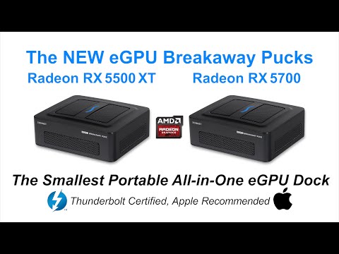 The NEW eGPU Breakaway Pucks Radeon RX 5500 XT & Radeon RX 5700